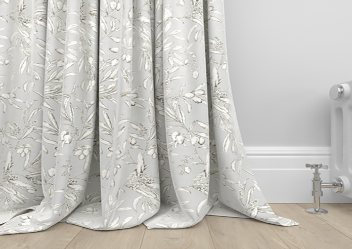 Aviary Velvet, Feather Grey - Made to Measure Curtain - Image 6